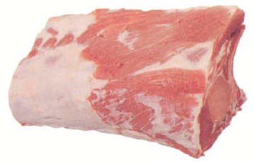 Carré De Porc Noir De Bigorre AOP à L'Os Brut 8/10 Côtes (2 X6 Kg) Vrac Carton Hautes-Pyrénées -12kg